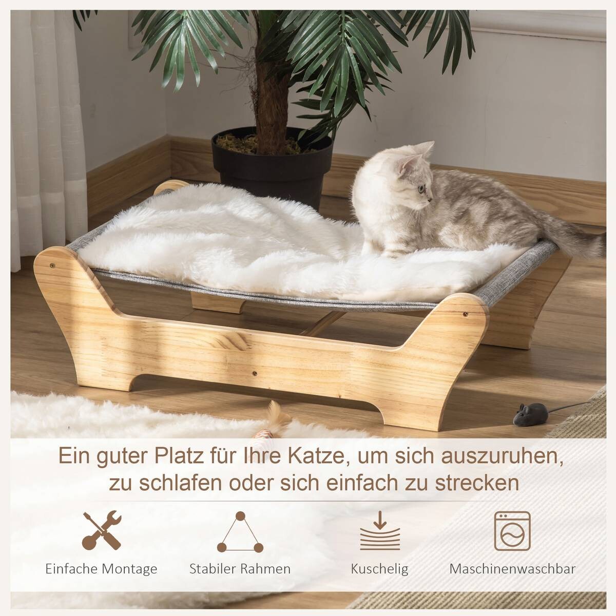 PawHut Katzenbett