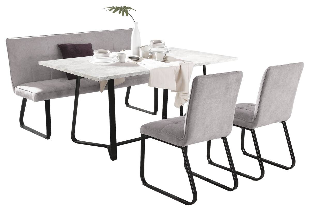 Bank TALEA hellgrau B/H/T: ca. 160x92x59 cm