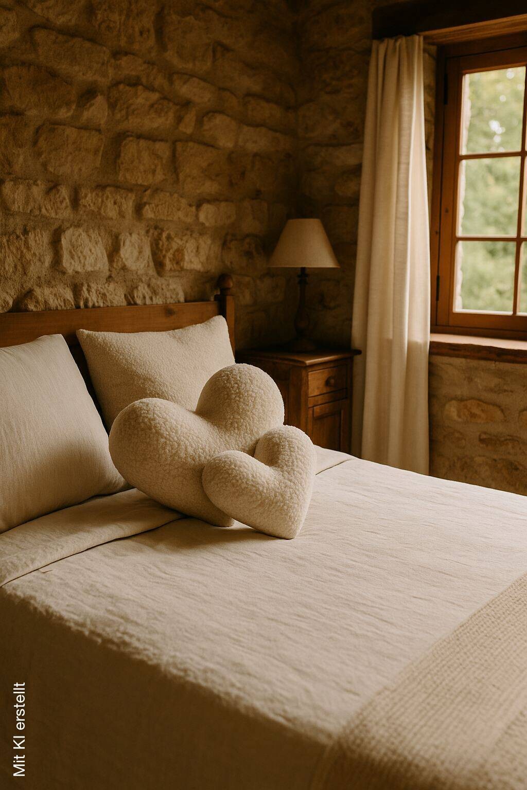Dekokissen hellbeige Polyester B/L/S: ca. 38x33x9 cm