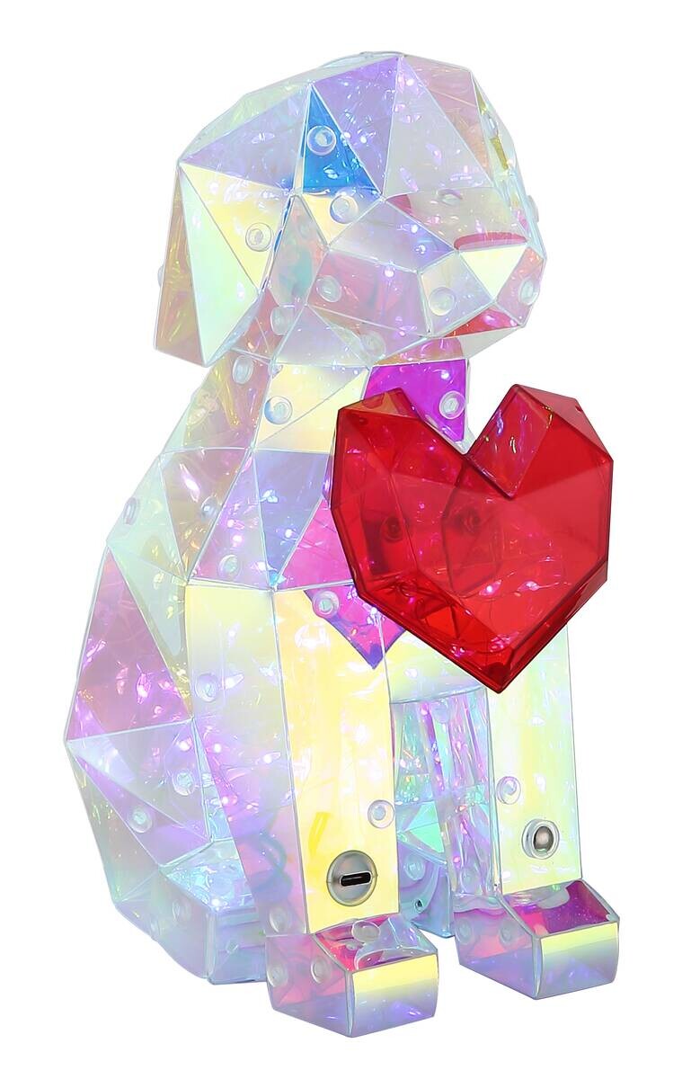 GLOBO LED-Dekoleuchte BRONDAR klar Kunststoff B/H/T: ca. 13x23x17 cm 1 Brennstellen