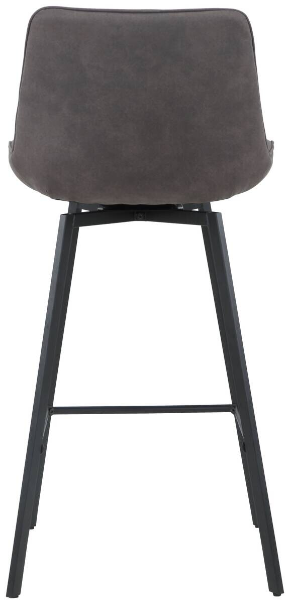 Barhocker Rumba anthrazit Microfaser B/H/T: ca. 49x103x54 cm