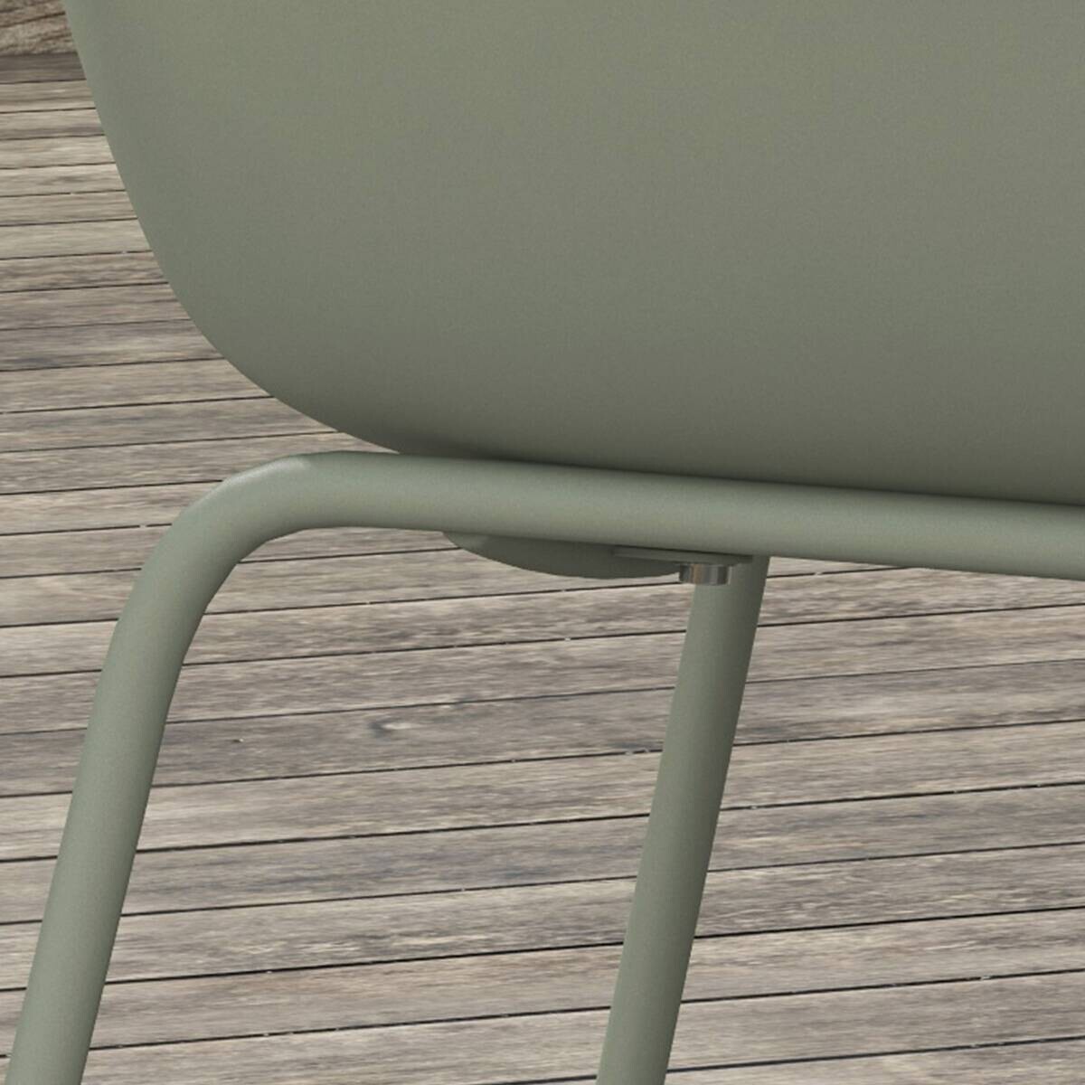 Outsunny Bistro-Set grün Kunststoff B/H/L: ca. 55x84x59 cm