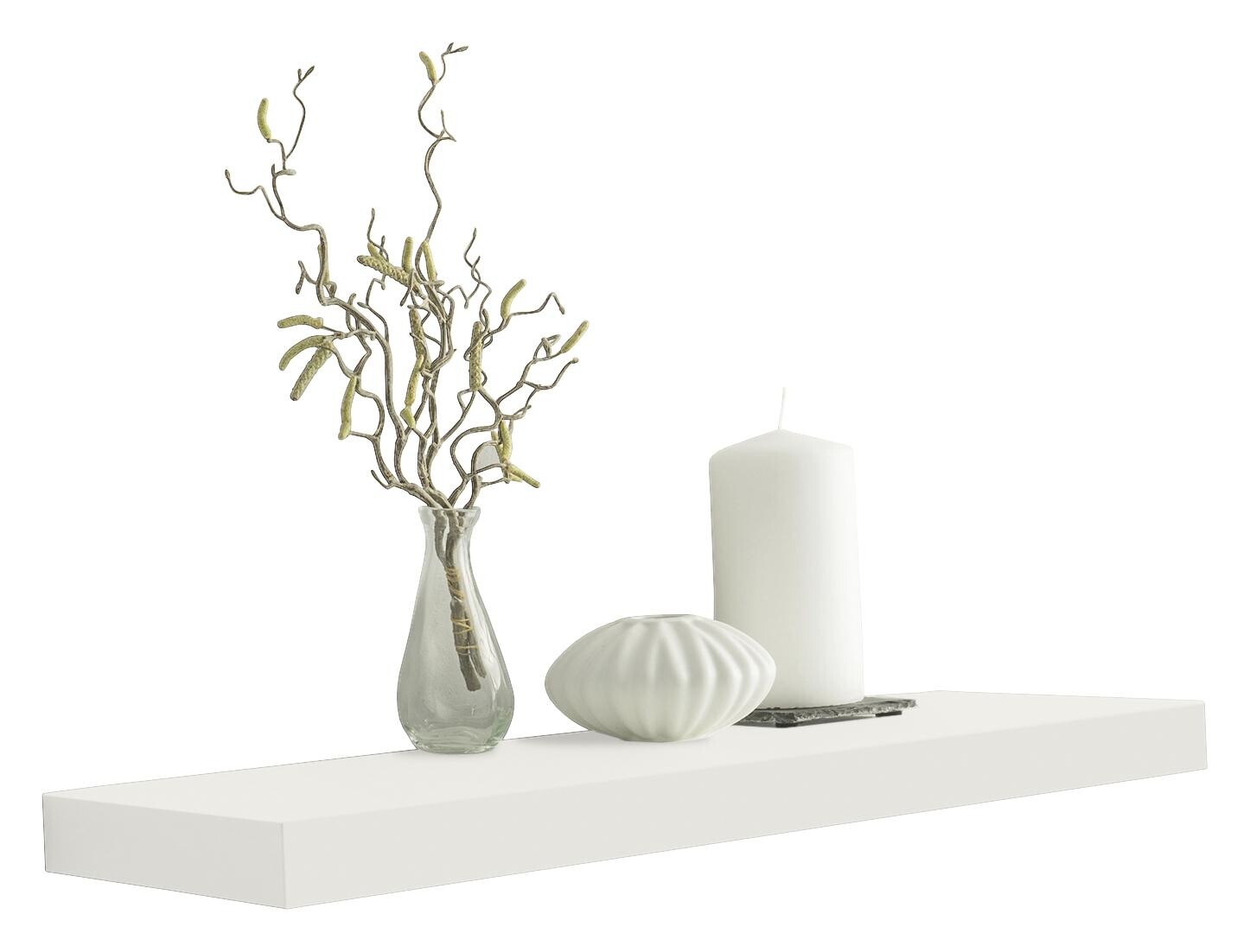 Wandboard Shelvy 60 weiß B/H/T: ca. 60x4x24 cm