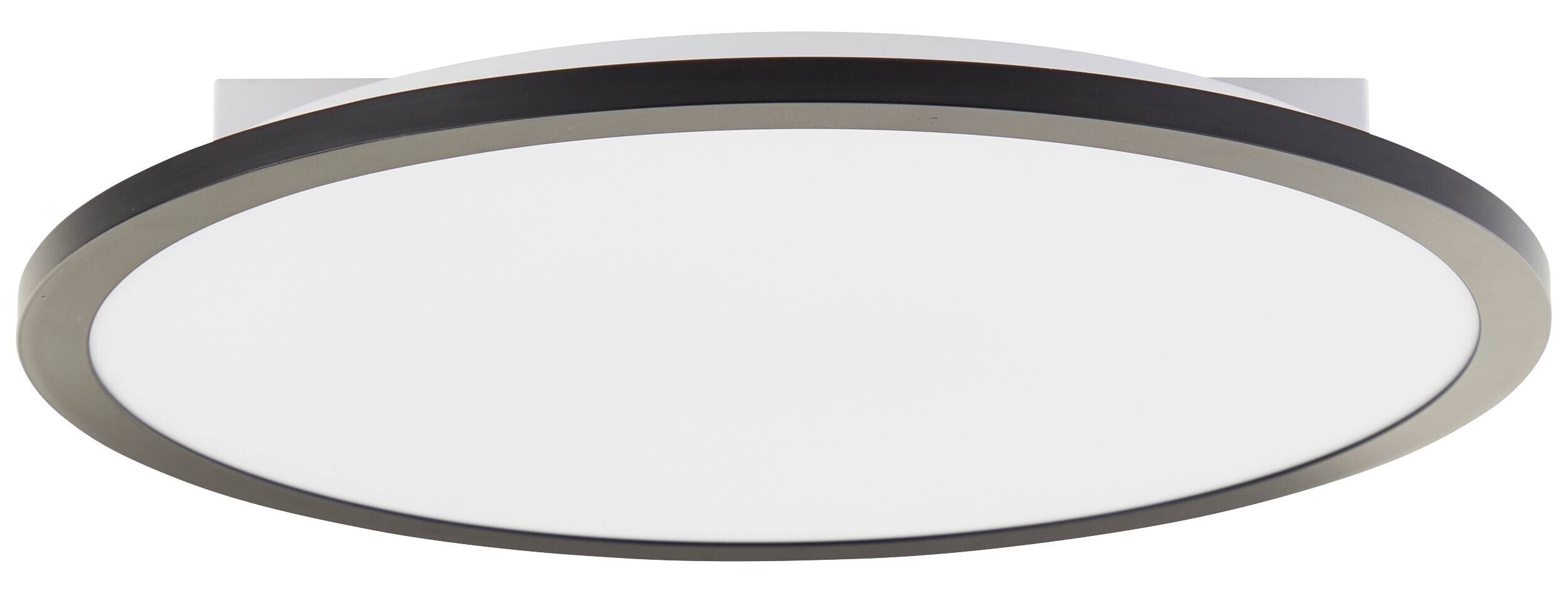 Brilliant LED-Deckenleuchte Briston schwarz Kunststoff Metall B/H/L: ca. 43,5x7,5x44 cm