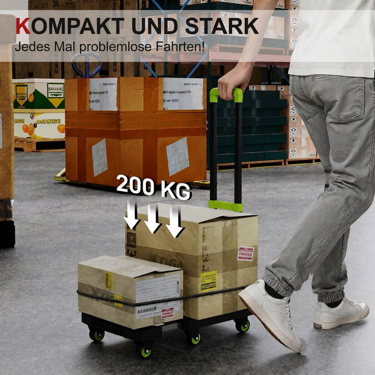 HOMCOM Sackkarre B/H/L: ca. 35x102x49 cm