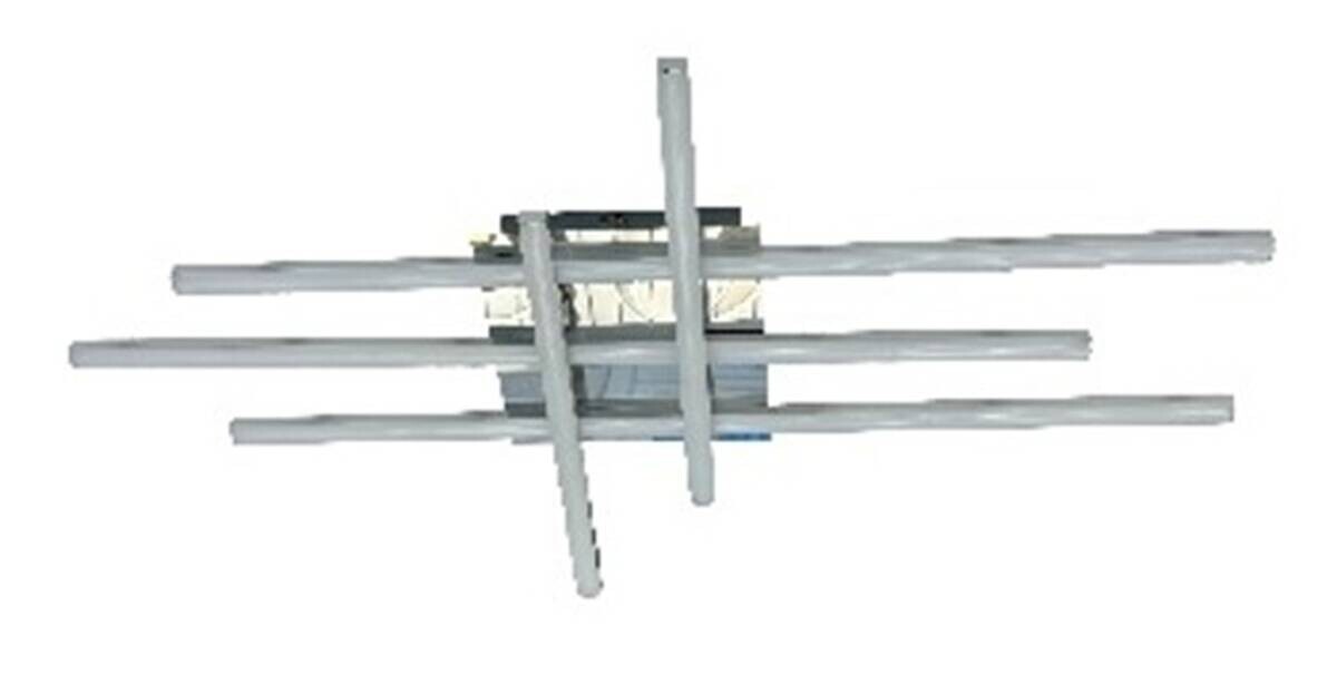Nolo LED-Deckenleuchte silber Chrom Metall