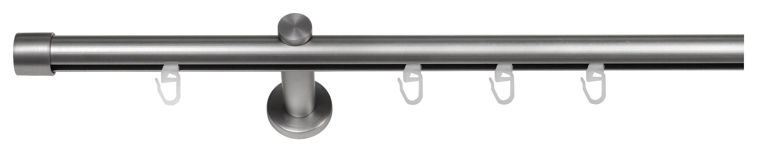 ondeco Stange mit Innenlauf Profilo Edelstahloptik Metall L: ca. 240 cm 1 Läufe