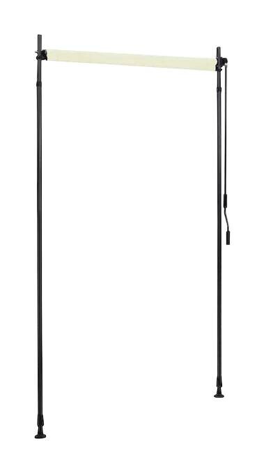 vidaXL Senkrechtmarkise creme B/H: ca. 120x270 cm
