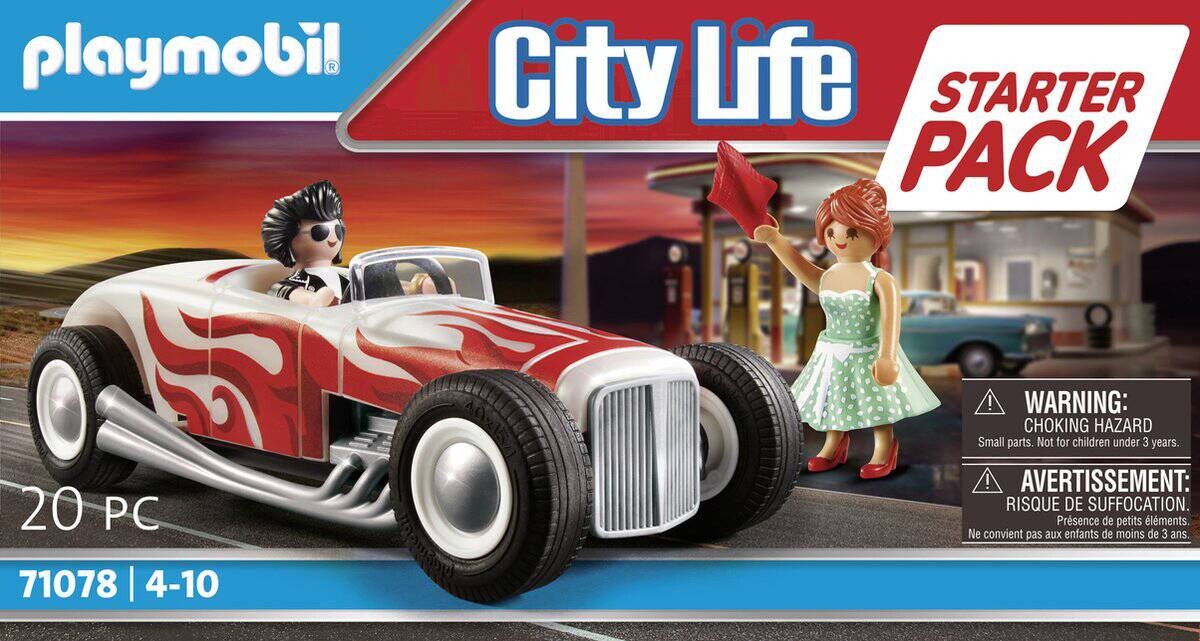 Playmobil City Life Starter Pack Hot Rod 71078