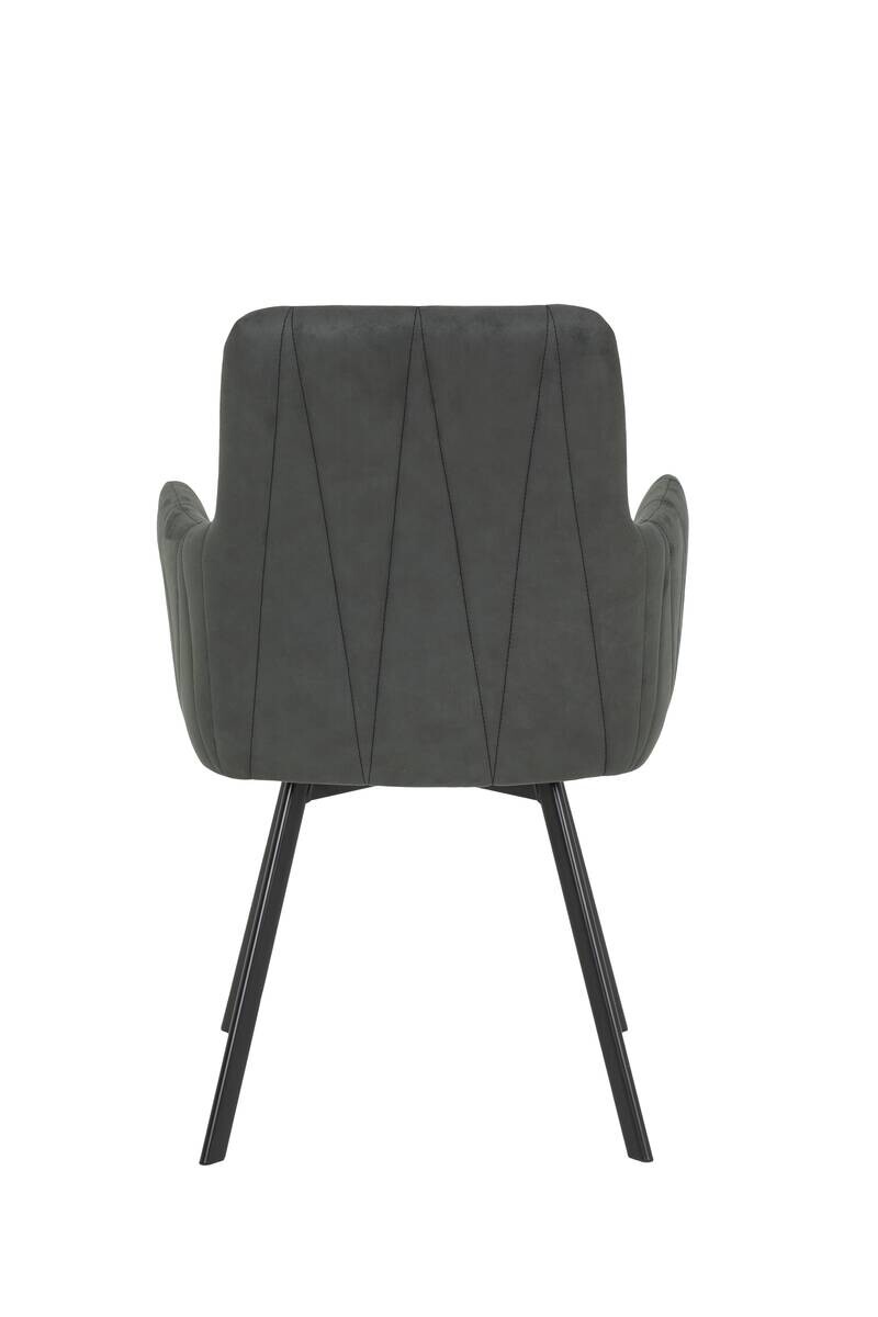 Essgruppe Karina Eiche anthrazit Microfaser B/H/T: ca. 200x76x90 cm