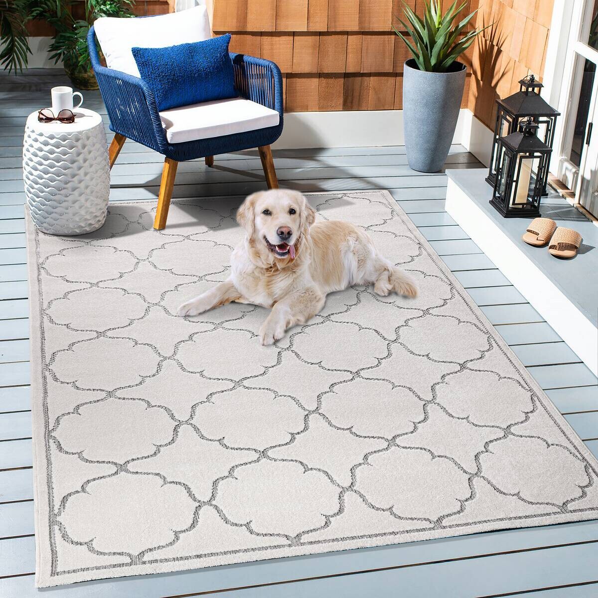 Sanat Outdoorteppich BERLIN creme B/L: ca. 200x290 cm