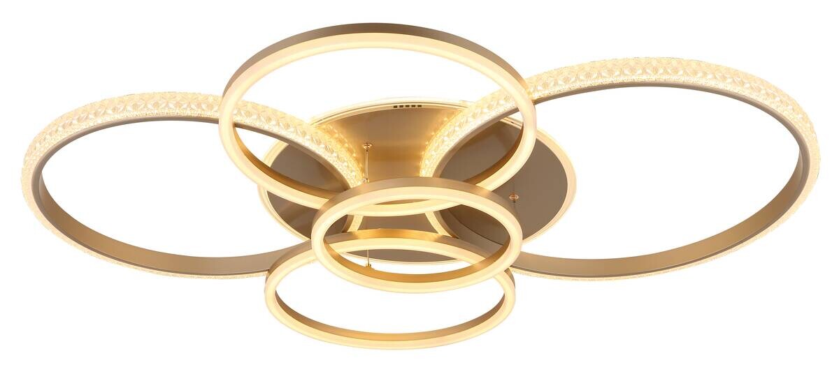 GLOBO LED-Deckenleuchte Lorelei B/H/L: ca. 88x12x110 cm