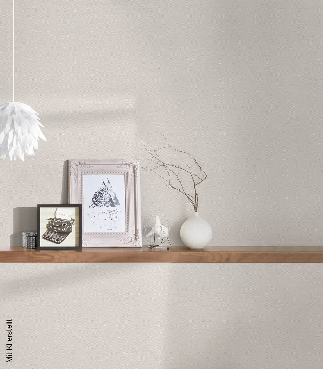 A.S.Creation Vliestapete creme B/H/D: ca. 53x1500x10,8 cm
