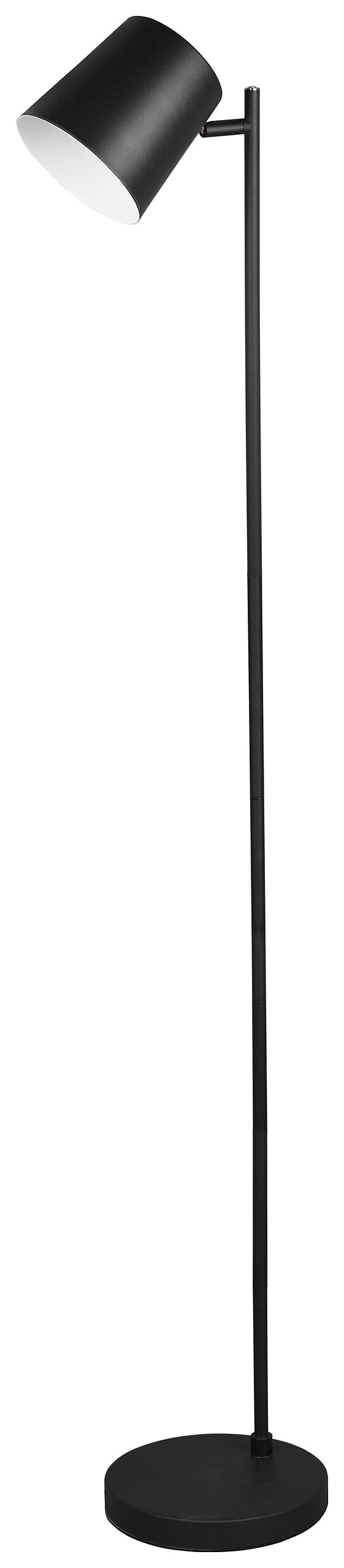 Reality Stehlampe BLAKE mattschwarz Metall B/H: ca. 2x125 cm 1 Brennstellen