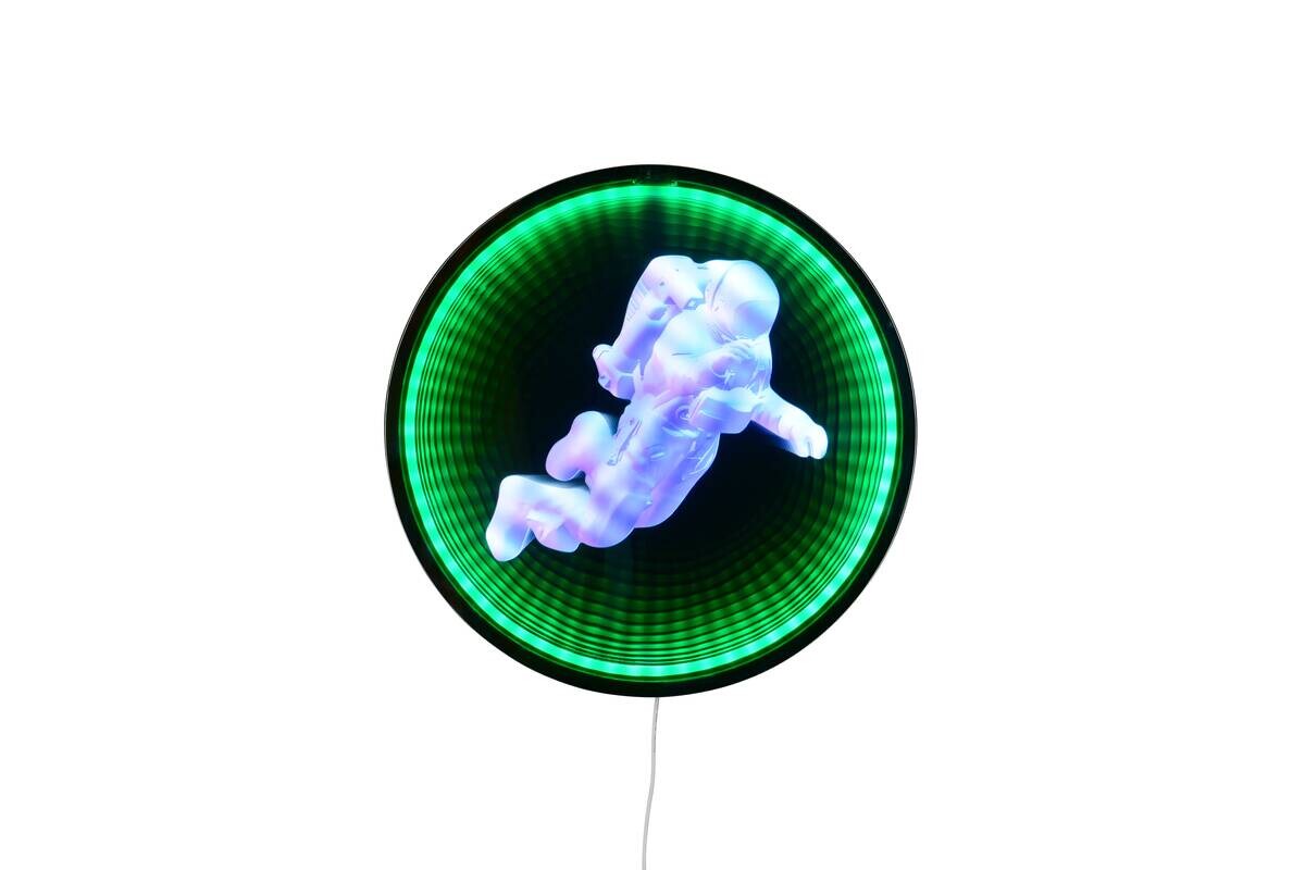 Reality LED-Wandleuchte Duke schwarz B/H: ca. 40x3 cm