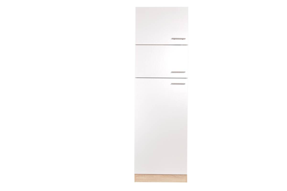 Kühlumbauschrank Merle weiß B/H/T: ca. 60x200x60 cm