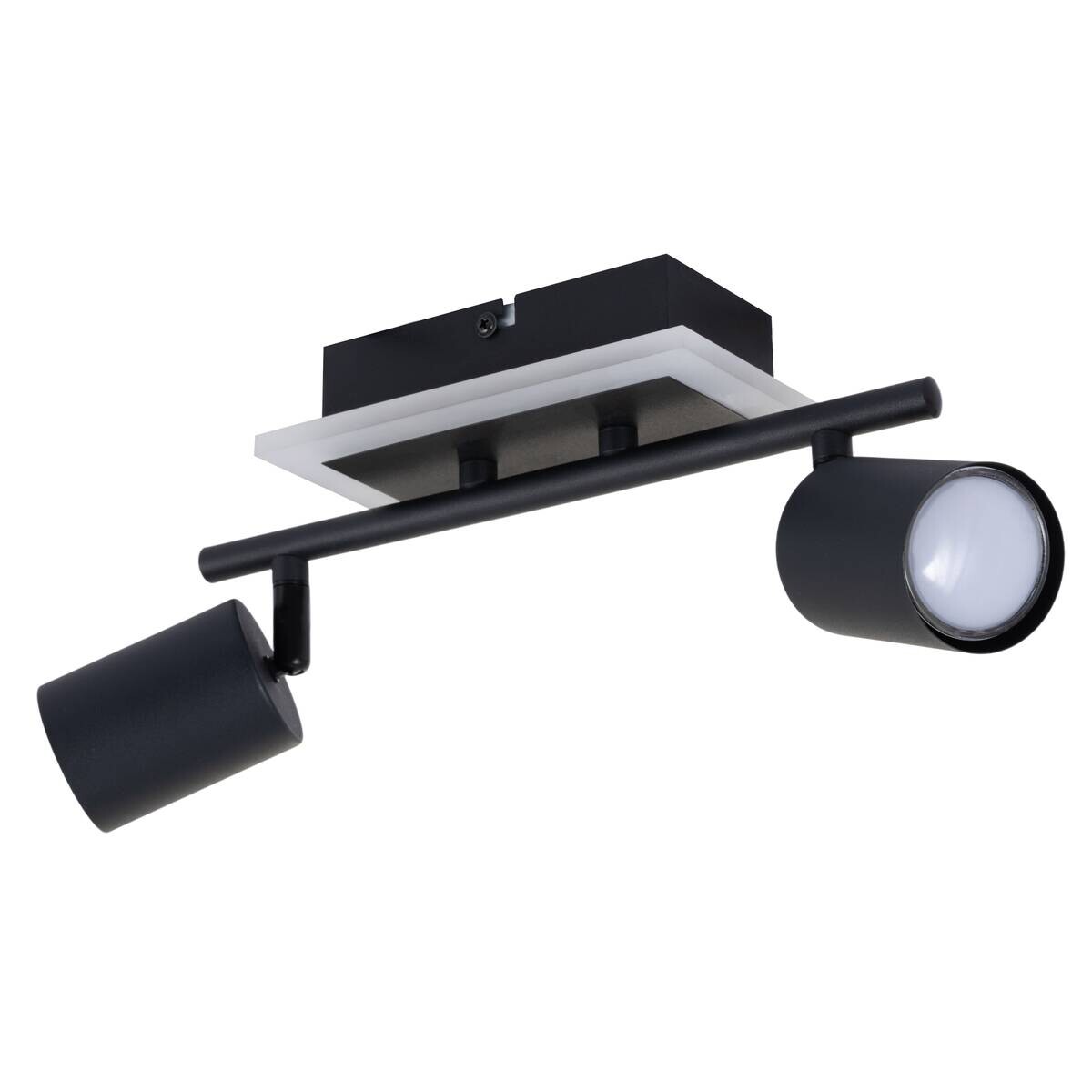 POCOline Spot Akshan schwarz Metall B/H: ca. 39x10 cm 2 Brennstellen
