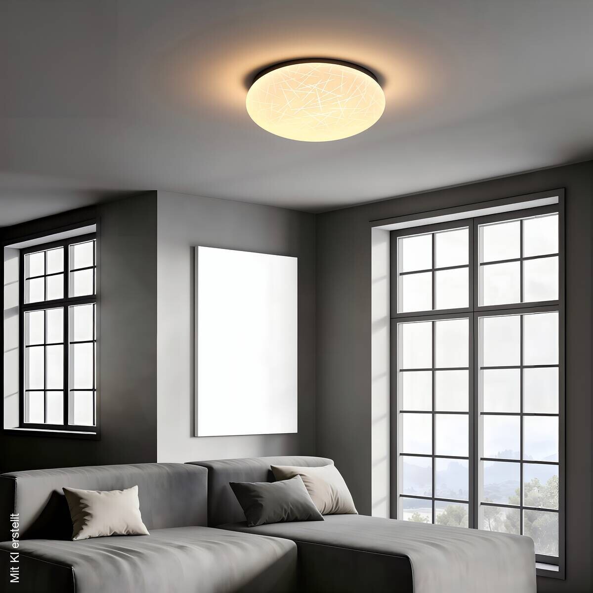 POCOline LED-Deckenleuchte Theo Metall Kunststoff D: ca. 40 cm