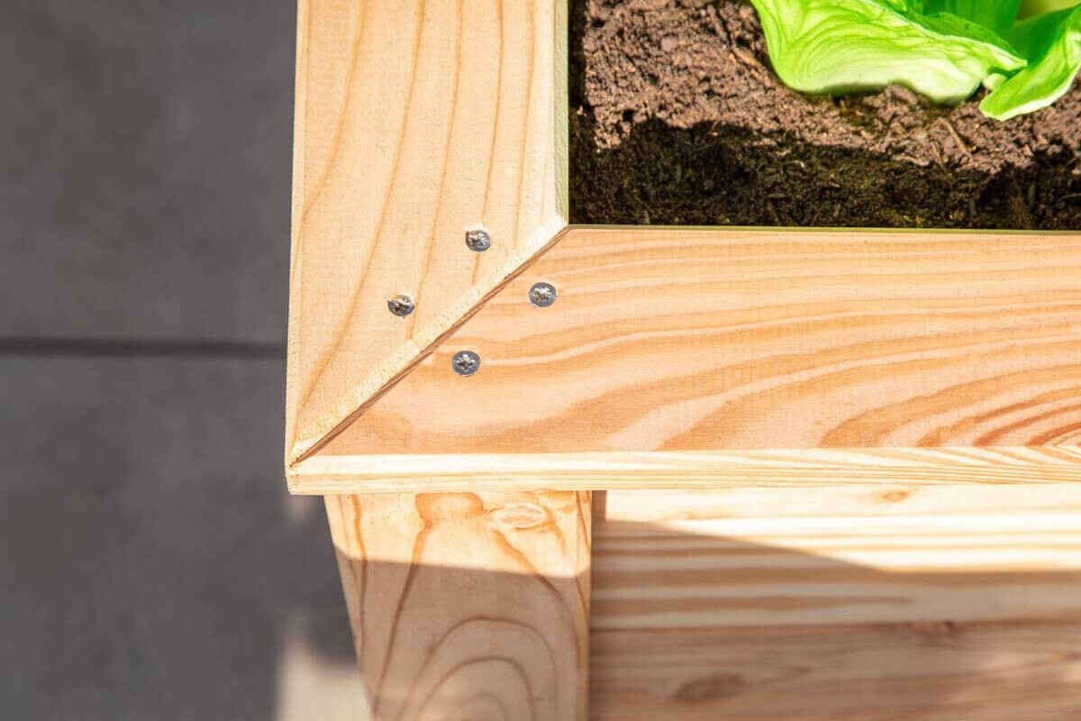 Westmann Hochbeet Lärche 130 natur Lärche B/H/L: ca. 65x84x130 cm