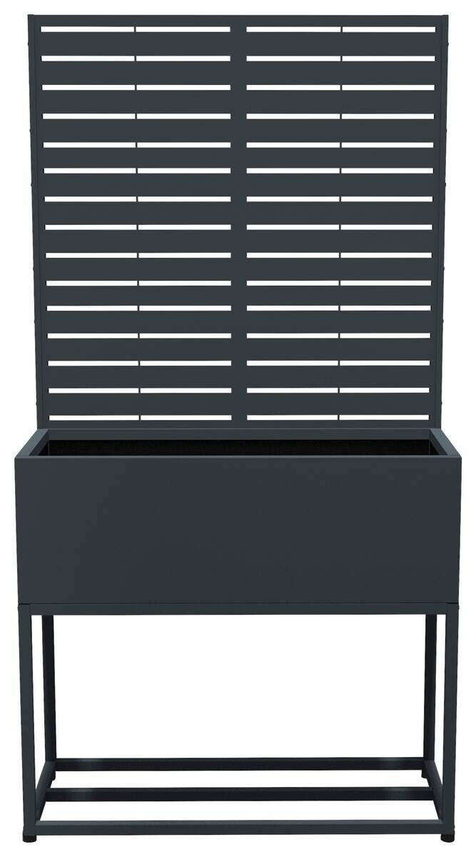 Westmann Pflanzkasten Dekora anthrazit Stahl B/H/L: ca. 90x170x40 cm