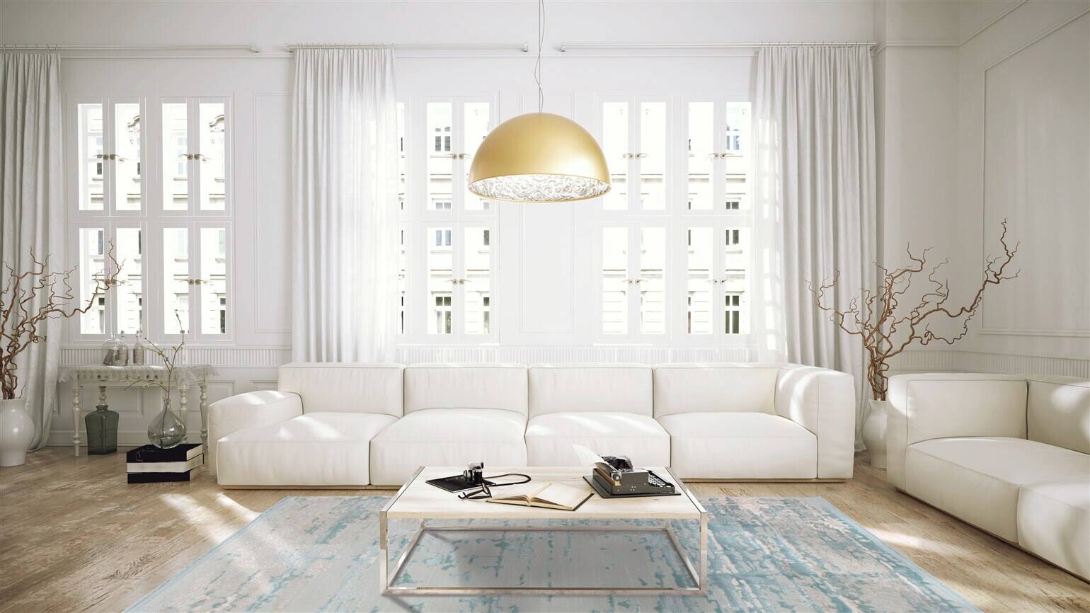 Arte Espina Kurzflorteppich Queen 100 hellblau B/L: ca. 120x170 cm