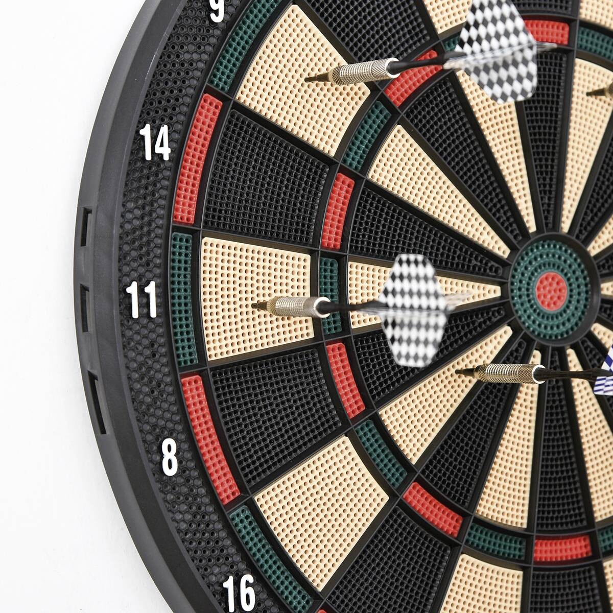 HOMCOM elektrische Dartscheibe B/H/T: ca. 39,5x44x2,2 cm
