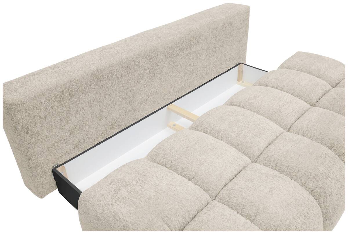 Schlafsofa elfenbein Polyester B/H/T: ca. 210x72x105 cm