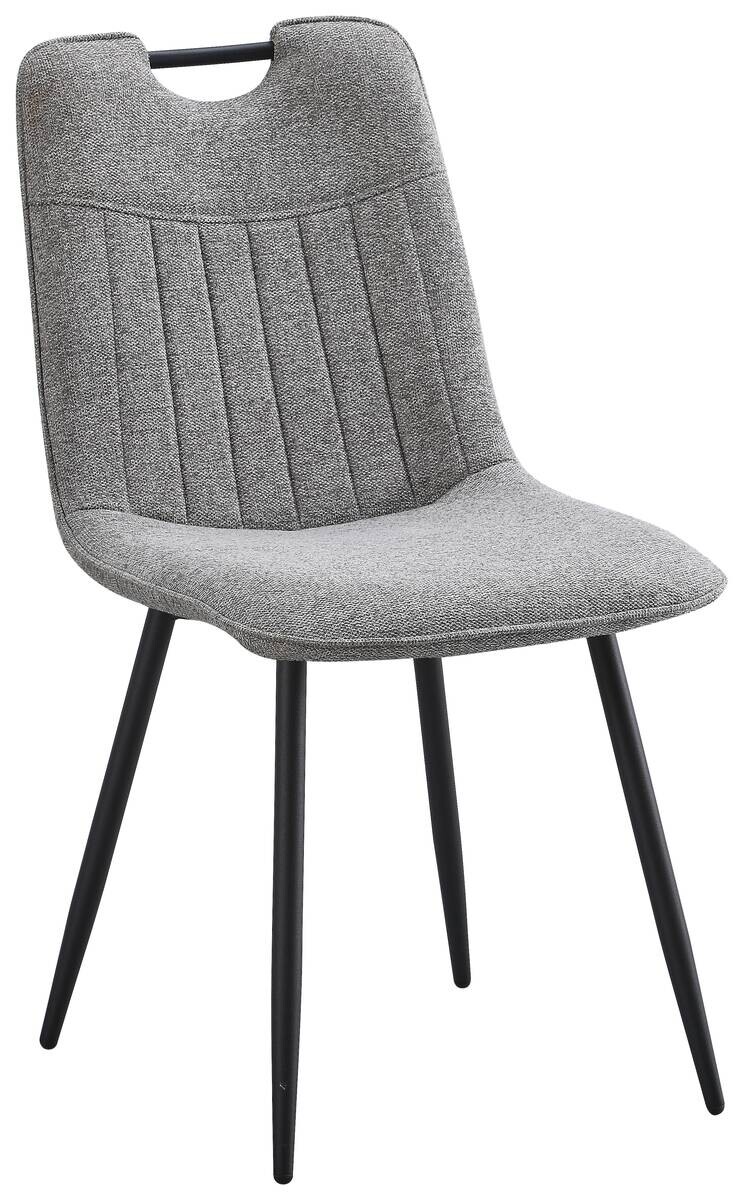 Stuhl Sana grau Webstoff B/H/T: ca. 45x87x59 cm