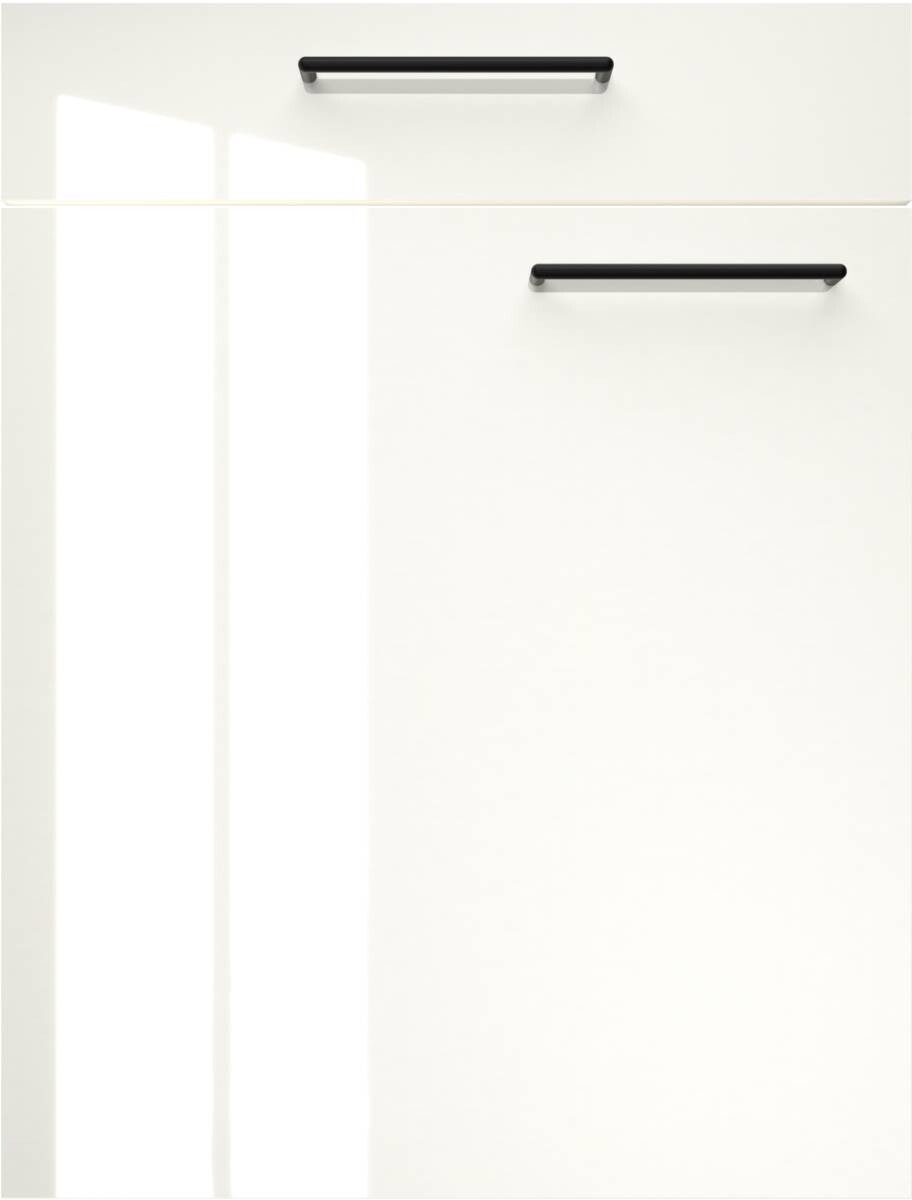 artego Küchenblock Eco Graphit Lack Hochglanz Toffee Sherwood matt Nachbildung Graphit Lack Hochglanz B/T: ca. 300x60 cm