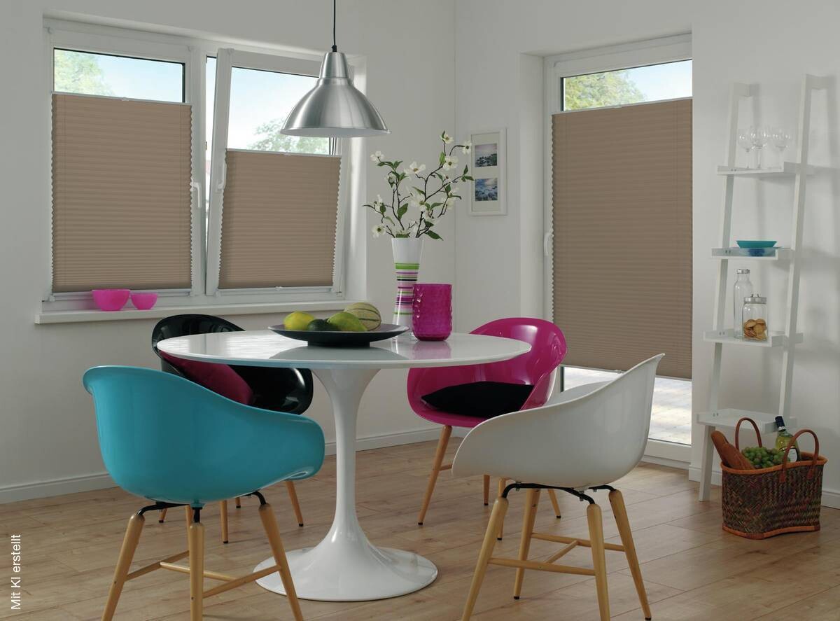 Spannplissee Easyfix Pia taupe B/L: ca. 50x130 cm