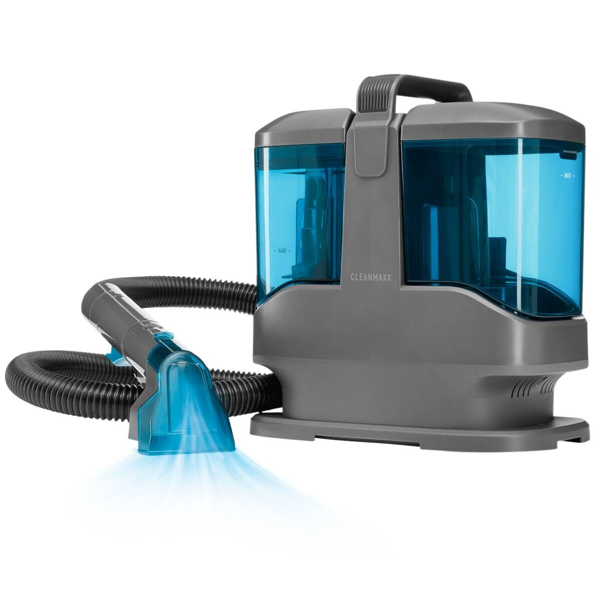 CLEANmaxx Reiniger 30098 grau blau Kunststoff B/H/L: ca. 17,1x27,2x25,7 cm