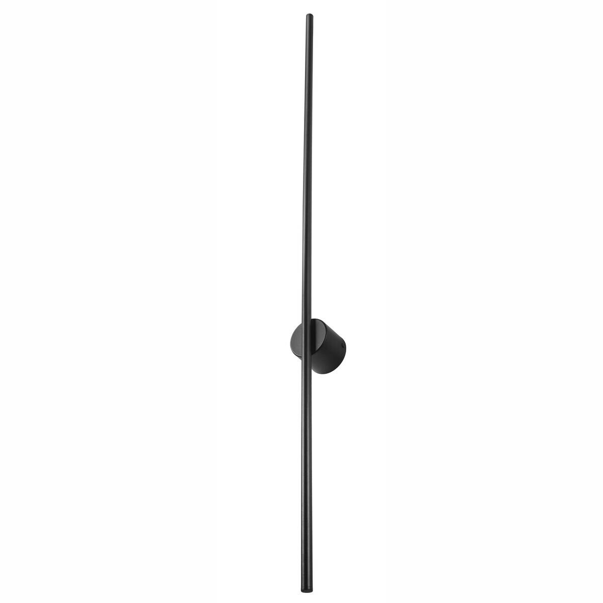 Lamkur LED-Wandleuchte Lana schwarz Metall H/L: ca. 120x7 cm 1 Brennstellen