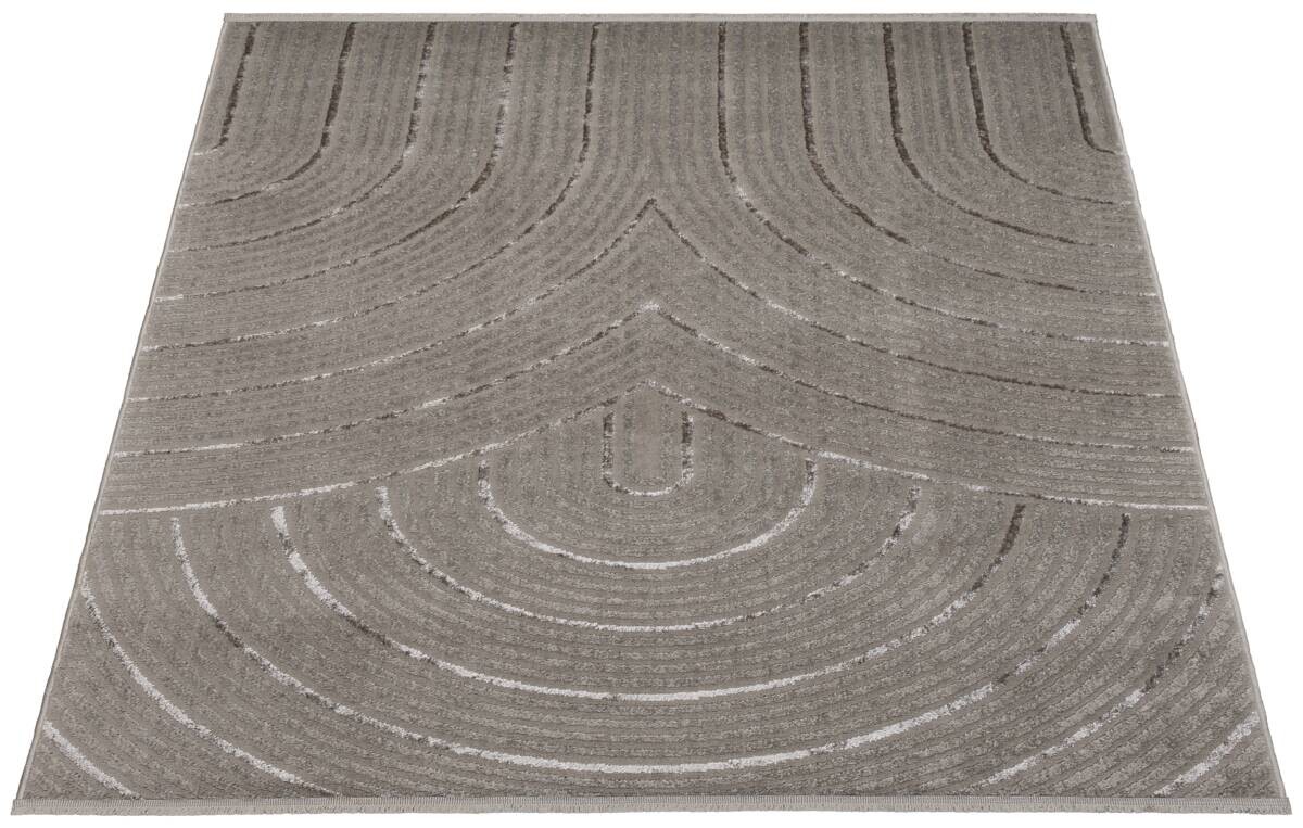 Webteppich Monte grau B/L: ca. 160x230 cm