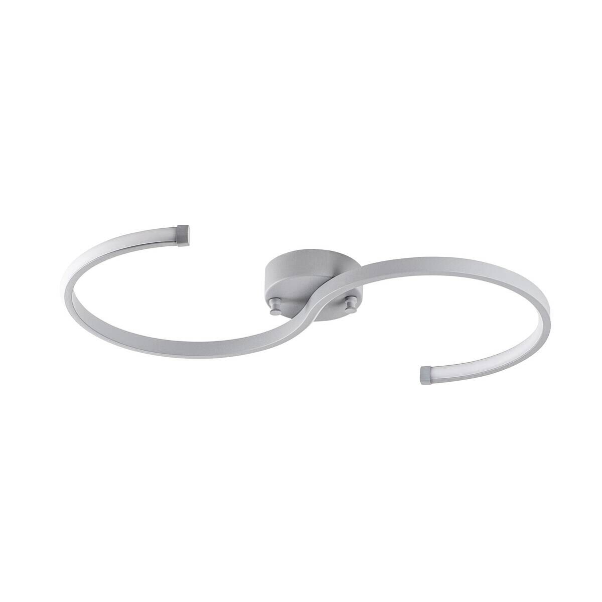 Opviq LED-Deckenleuchte grau B/H/T: ca. 25x51x5 cm