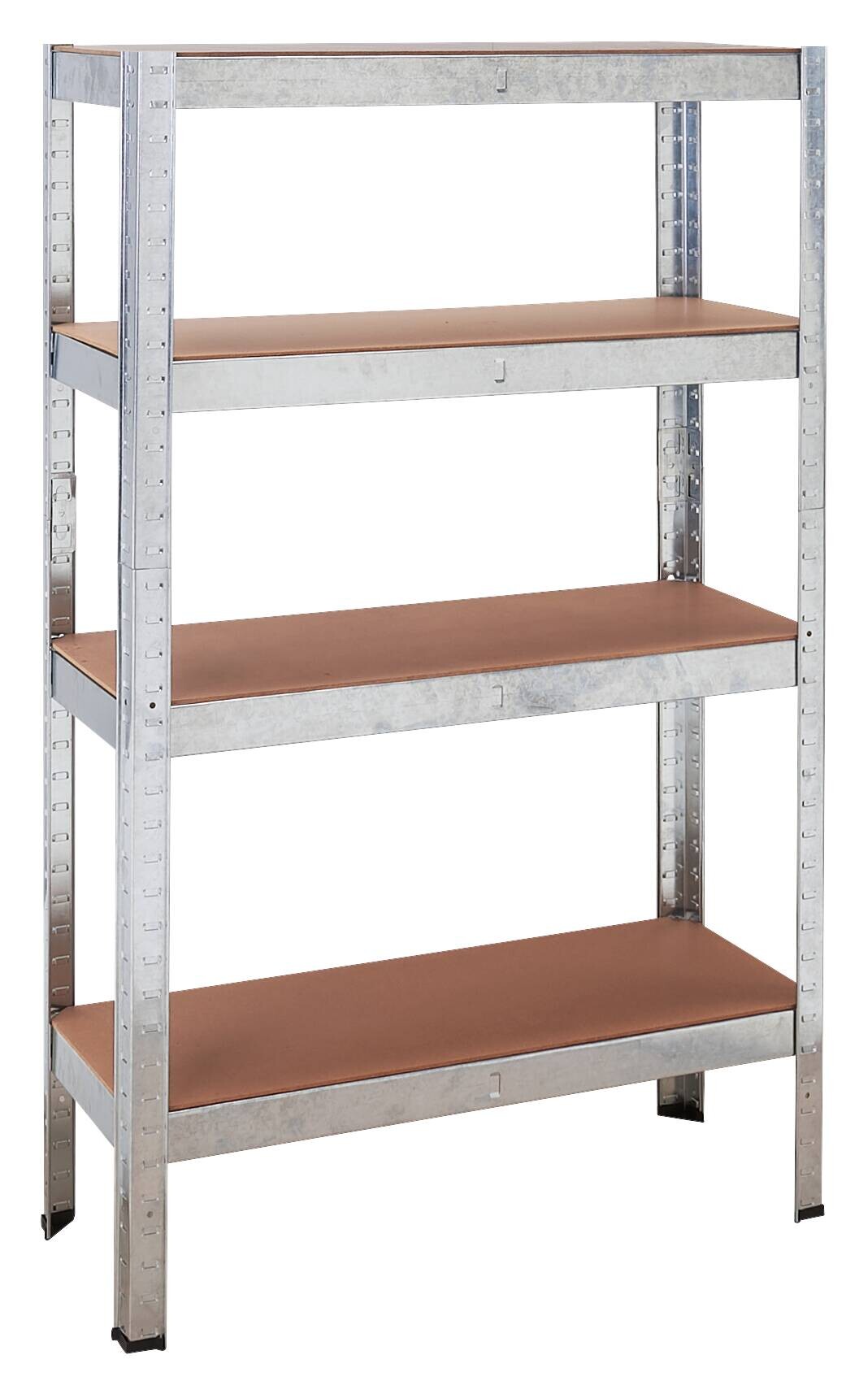Schwerlaststeckregal verzinkt Metall B/H/T: ca. 75x150x30 cm