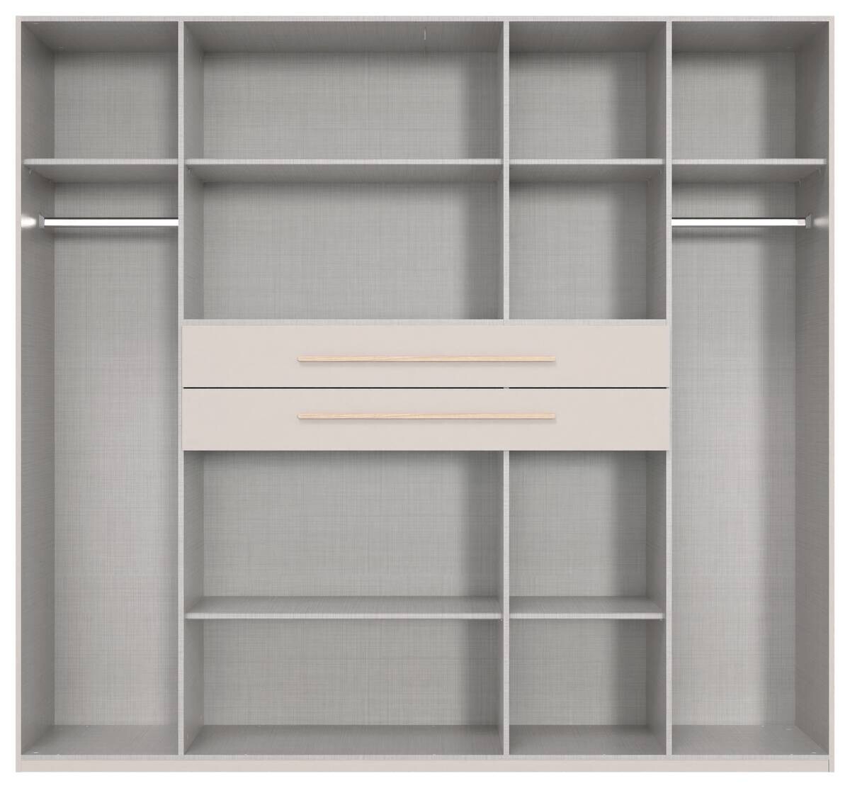 Kleiderschrank Digit Kaschmir B/H/T: ca. 225x208x65 cm