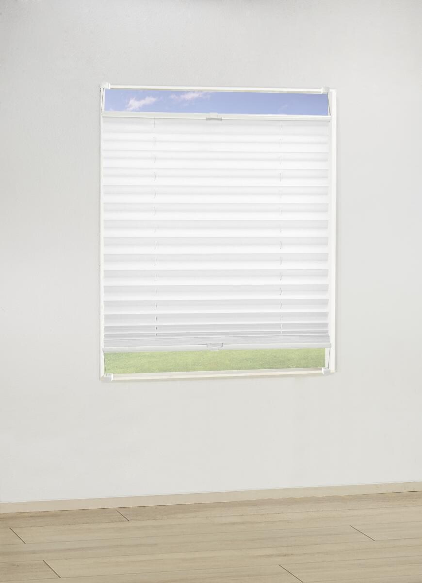 ACUS design collection Spannplissee weiß B/L: ca. 40x130 cm