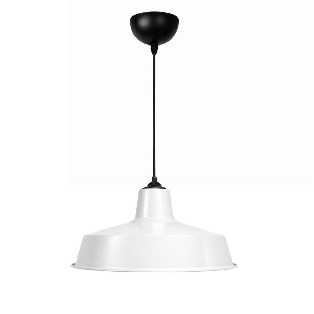 Opviq Pendelleuchte weiß B/H/T: ca. 35x100x35 cm E27 1 Brennstellen