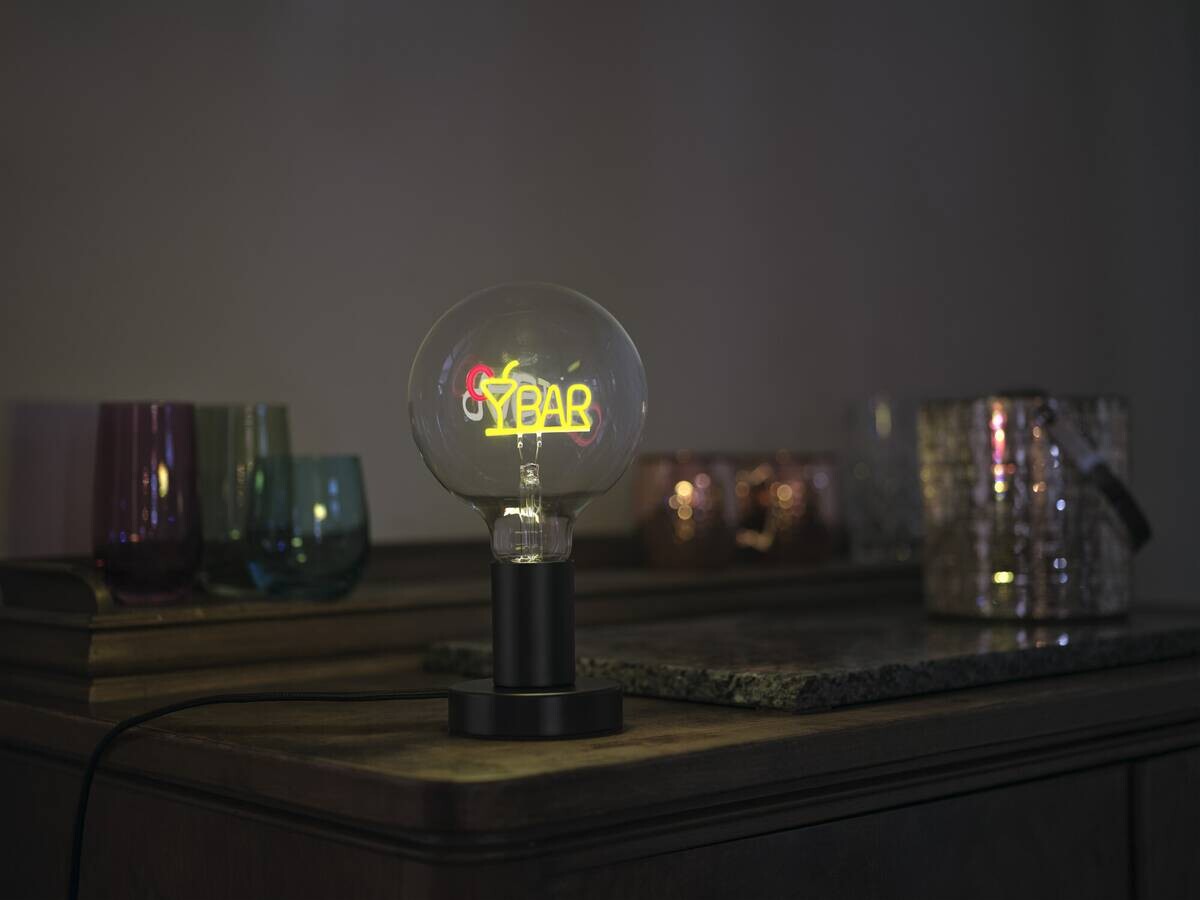 OSRAM LED-Tischleuchte Lettertable Metall B/H/L: ca. 12,5x23x12,5 cm E27