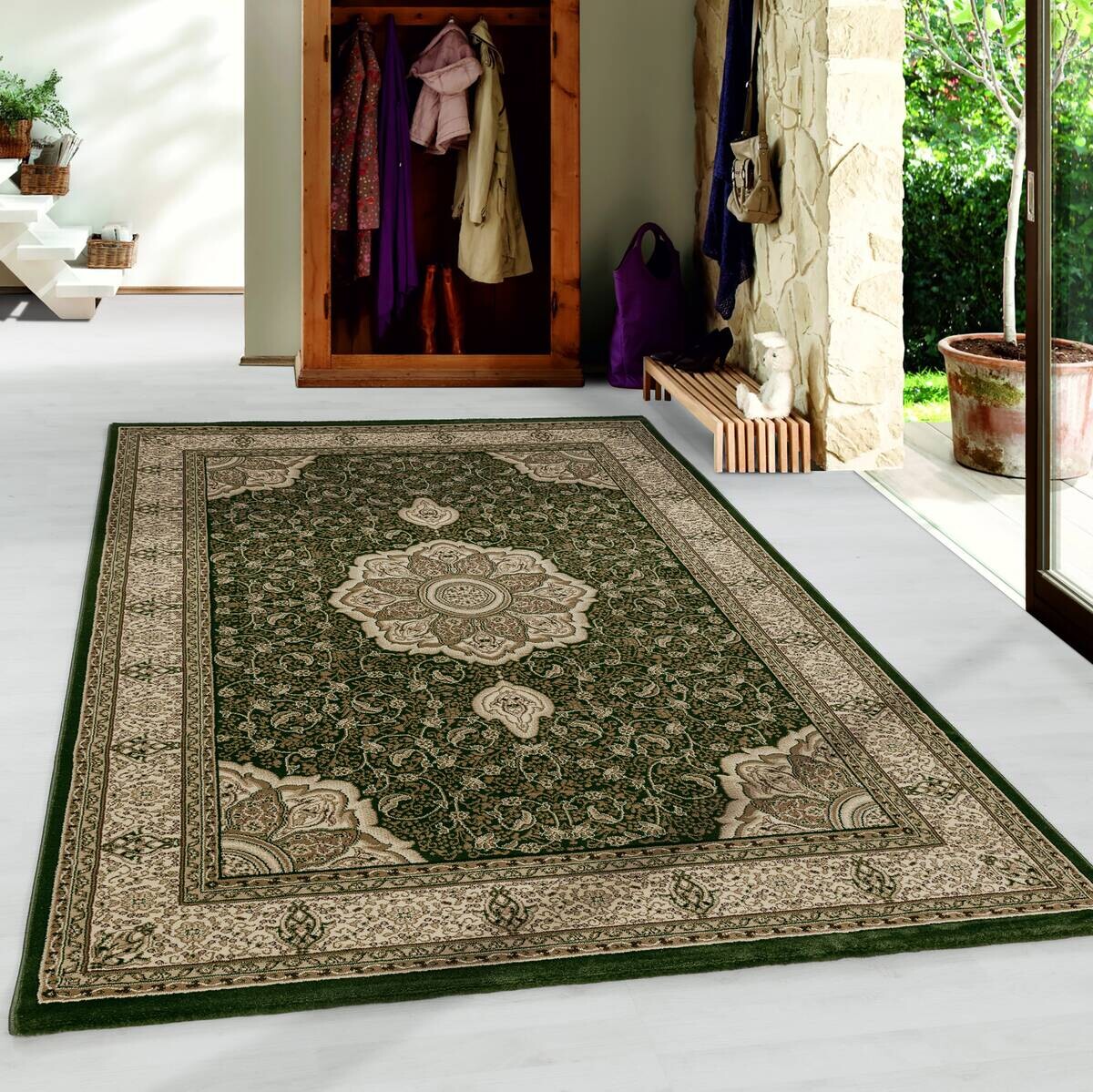 Ayyildiz Teppich KASHMIR grün B/L: ca. 160x230 cm