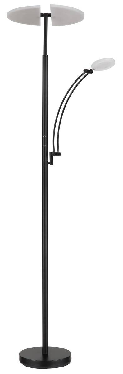 GLOBO LED-Deckenfluter schwarz Metall Acryl B/H/L: ca. 40,5x183x80 cm 1 Brennstellen