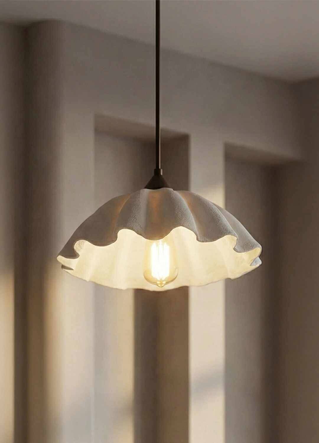 Opviq Pendelleuchte weiß Kunststoff B/H/T/L/D: ca. 35x90x35x35x35 cm E27 1 Brennstellen