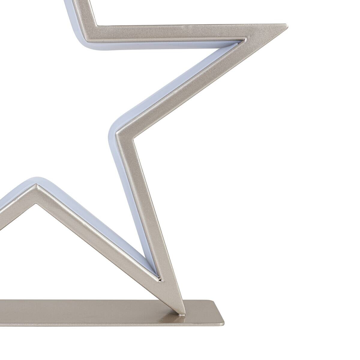 LED-Dekoleuchte Stella champagner Metall B/T/L: ca. 33x5x32 cm