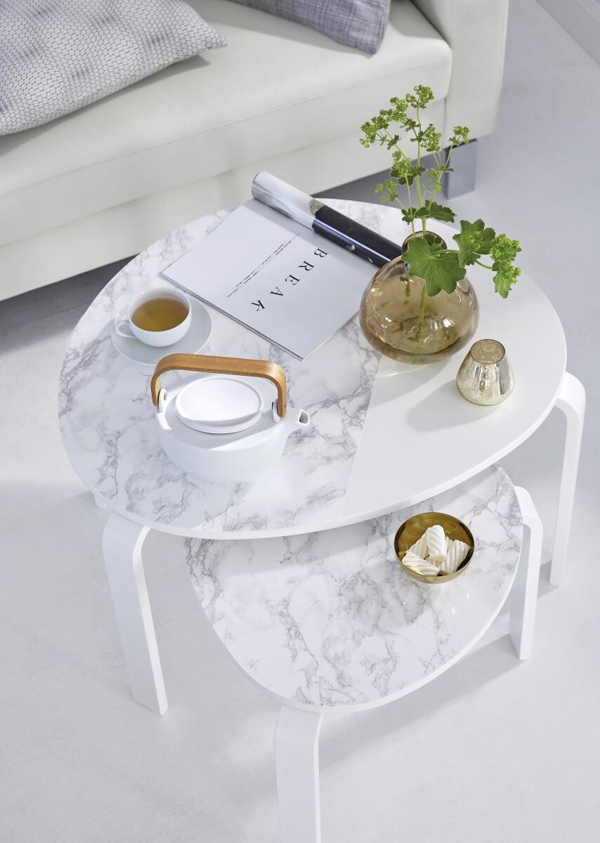 d-c-fix Dekofolie Marmoroptik weiß grau B/L: ca. 45x200 cm