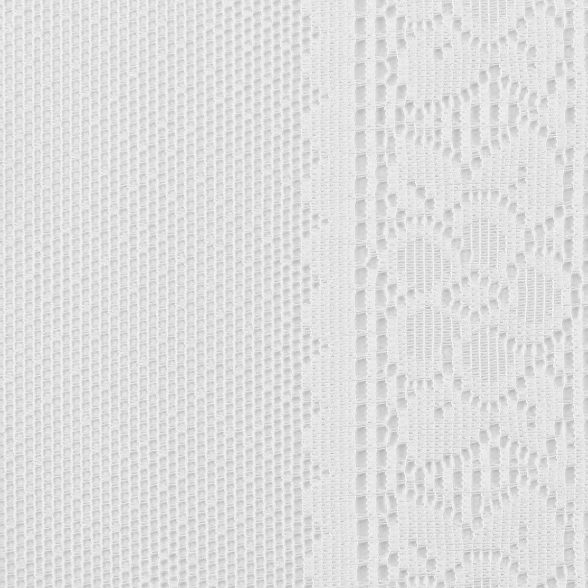 creative lifestyle Landhausgardine Bern weiß 100% Polyester B/L: ca. 90x160 cm