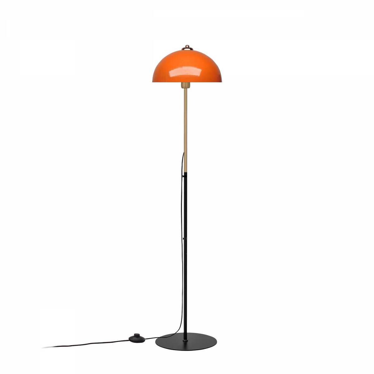 Stehleuchte orange Metall B/H/L/D: ca. 25x147x25x25 cm E27 1 Brennstellen