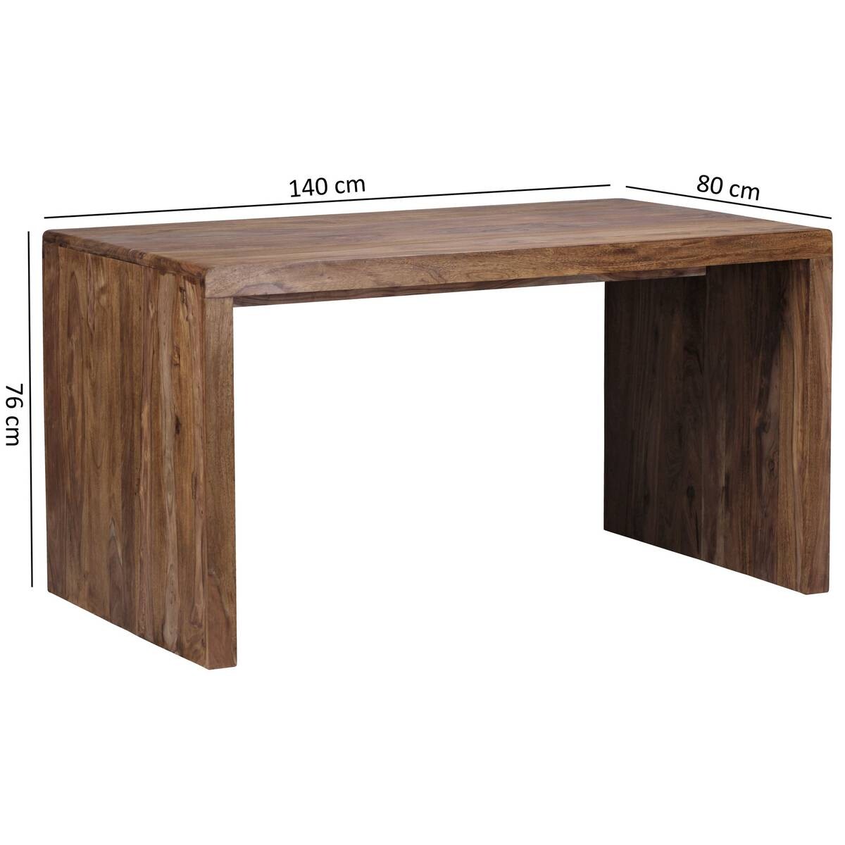 Schreibtisch natur B/H/T: ca. 140x76x80 cm