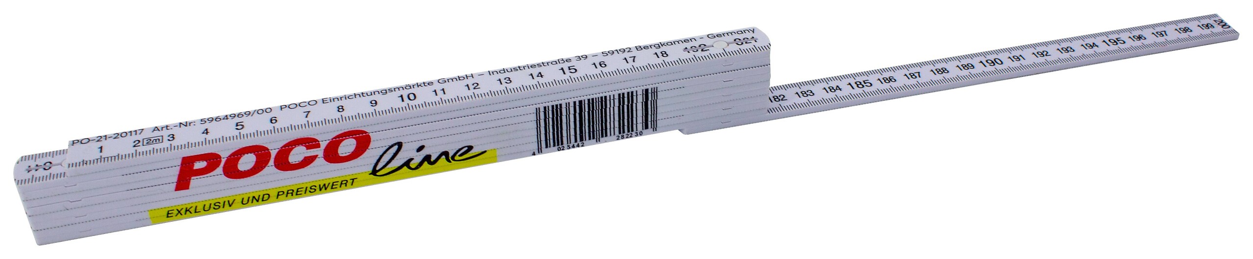 Gliedermaßstab L: ca. 200 cm