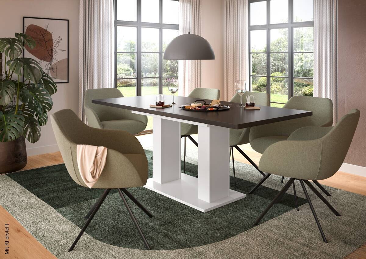 Esstisch MOTION grau B/H/T: ca. 150x76x90 cm