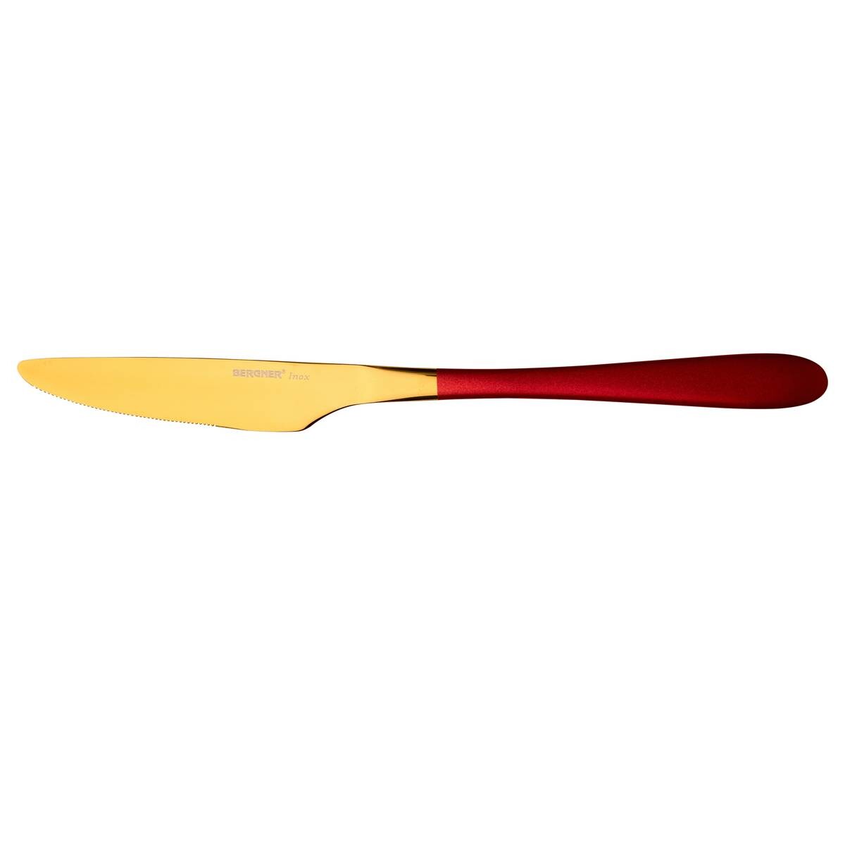 BERGNER Besteckset Lisboa red rot Edelstahl 16 tlg.